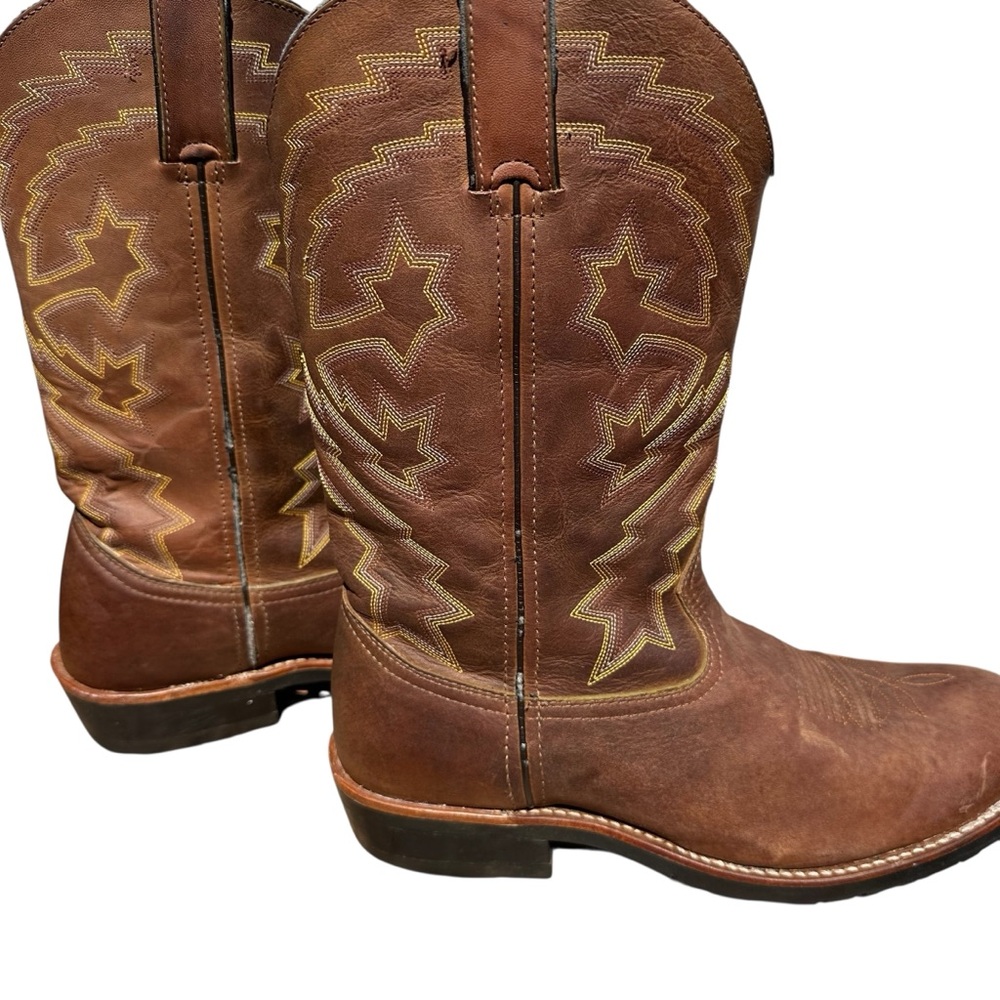 Durango Men’s Brown Western Cowboy Boots Size 11 EE Leather Round Toe - Picture 7 of 14